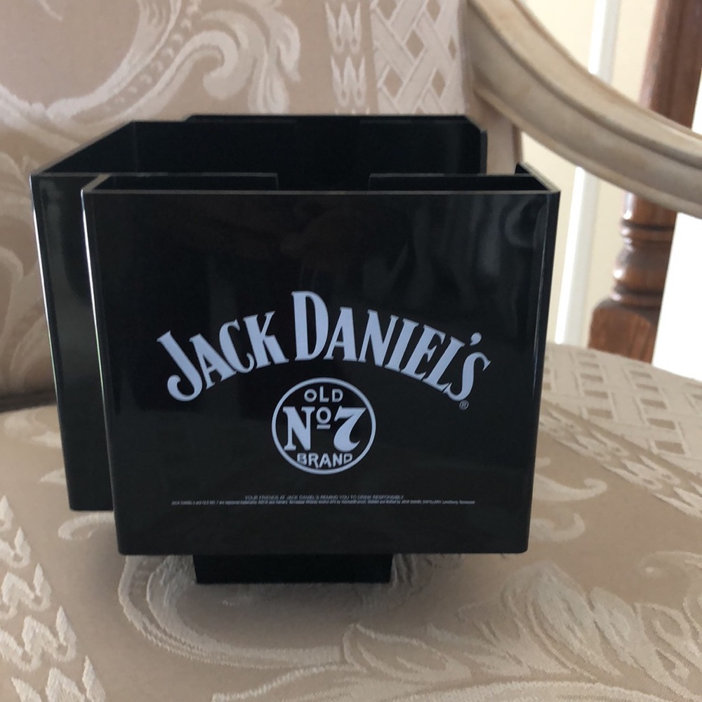 Jack Daniel's Bruins Plastic Napkins/Straws Bar Caddy NEW IN PACKAGE! - Picture 4 of 8